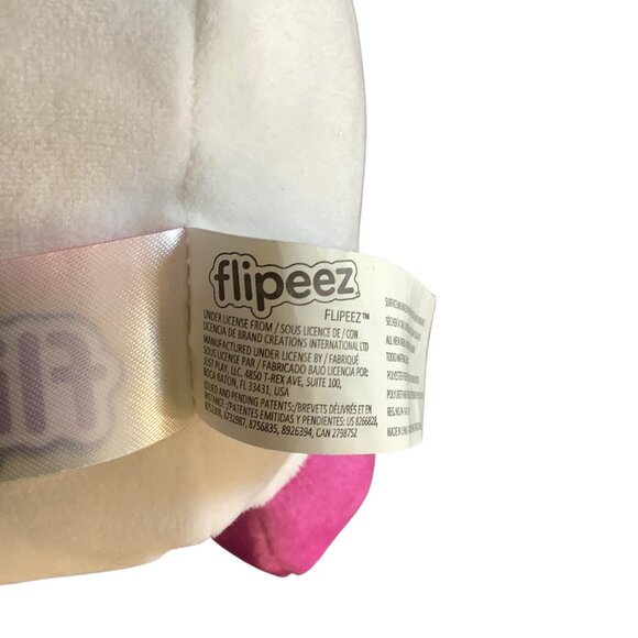 Flipeez Unicorn Plush Toy Interactive Stuffed Animal Floppy Ears 9” - Picture 6 of 9
